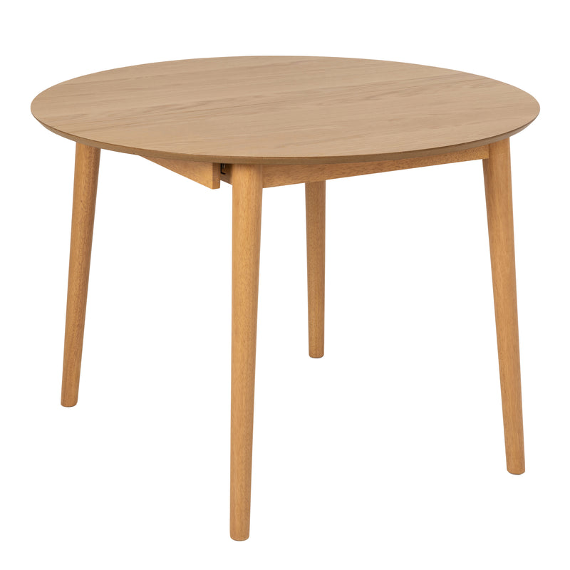 Montreux Round Extending Dining Table in Oak 154 — front view