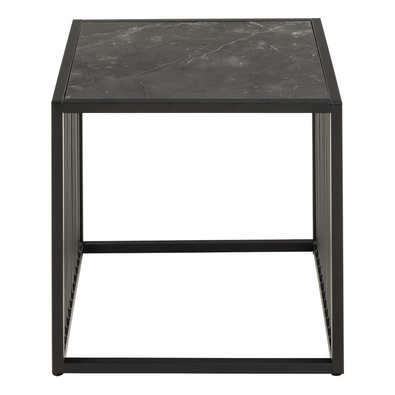 Strington Side Table in Black — side angle
