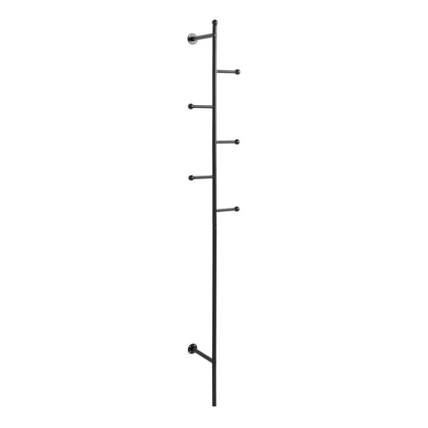 Aspen Coat Hanger in Black — front view