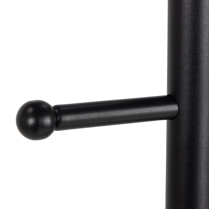 Aspen Coat Hanger in Black — alternative angle