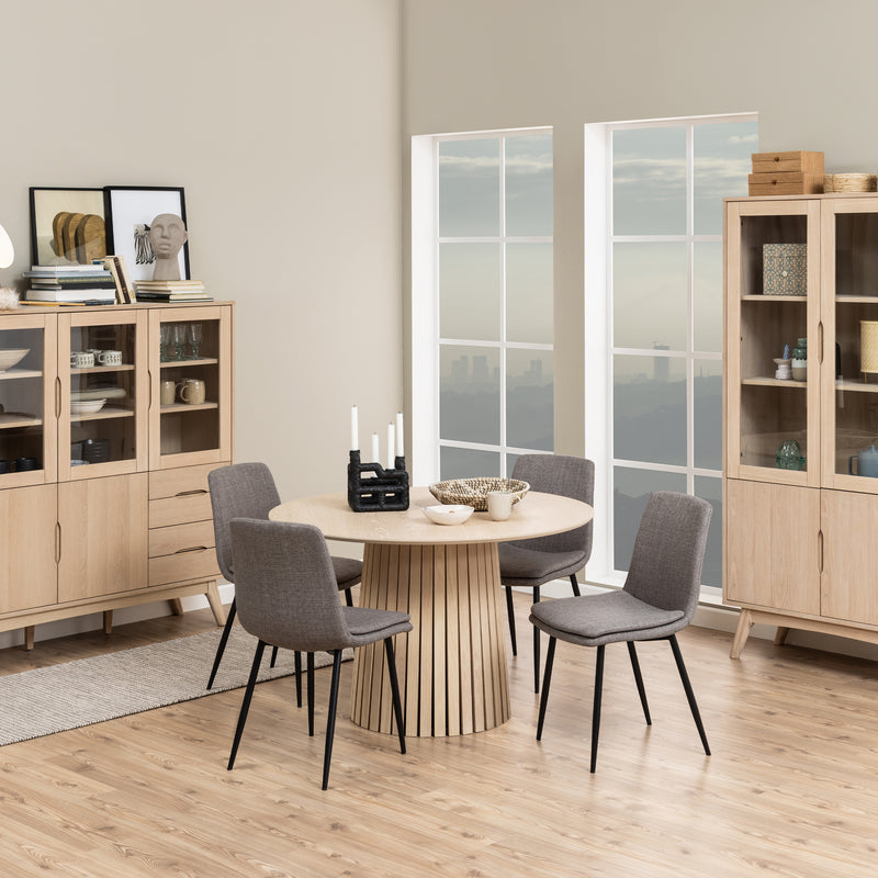 Becca Dining Chair in Light Brown Set of 4 — alternative angle
