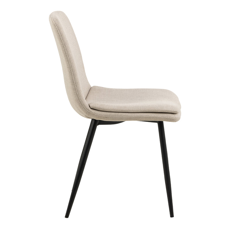 Becca Dining Chair in Beige Set of 4 — detail view