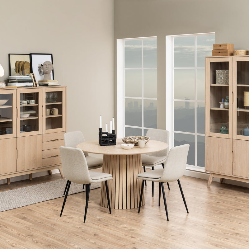 Becca Dining Chair in Beige Set of 4 — alternative angle