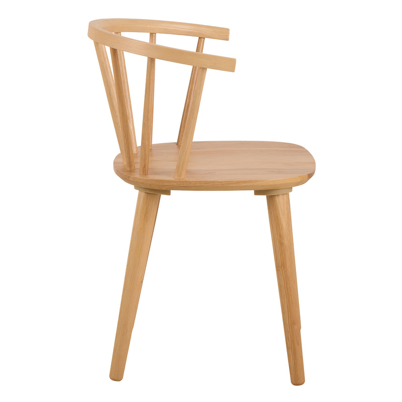 Ida Dining Chair in Oak Set of 2 — detail view