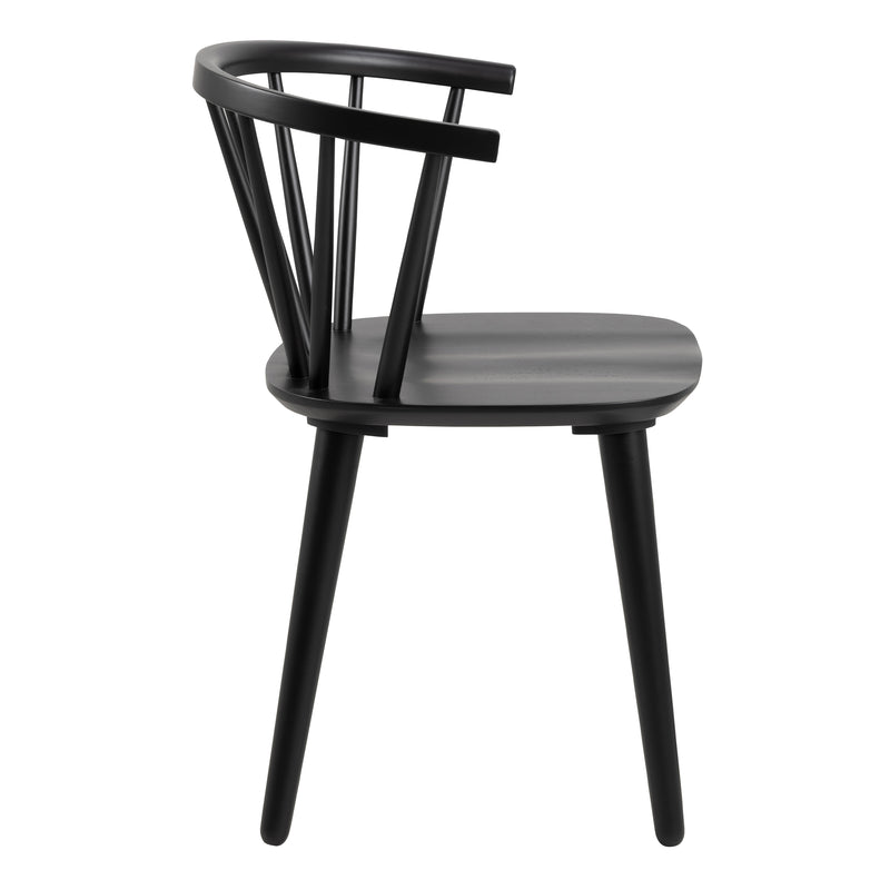 Ida Dining Chair in Black Set of 2 — detail view