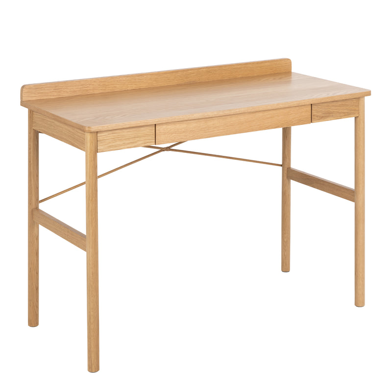 Paul Office Desk in Oak — front view