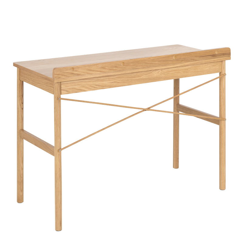Paul Office Desk in Oak — detail view
