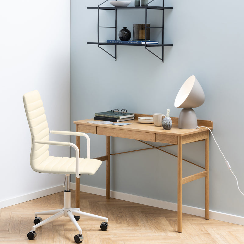 Paul Office Desk in Oak — alternative angle