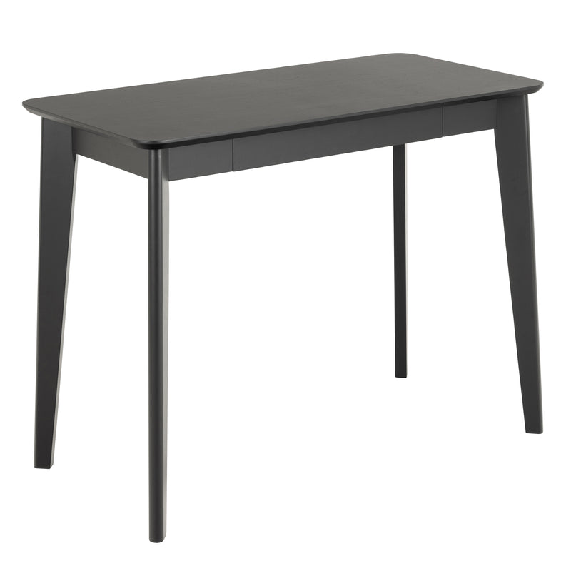 Roxby Office Desk in Black — front view