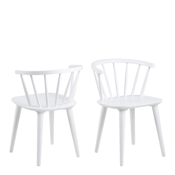 Ida Dining Chair in White Set of 2