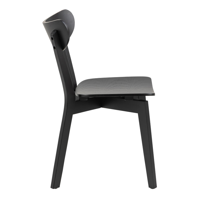 Roxby Dining Chairs in Black Set of 2 — detail view