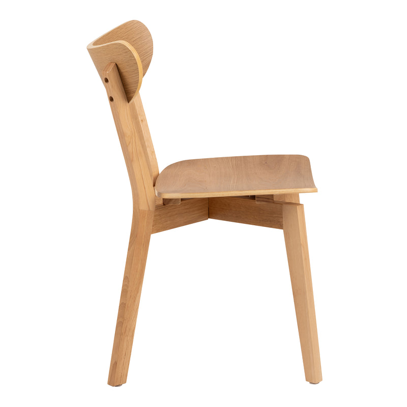 Roxby Dining Chairs in Oak Set of 2 — detail view