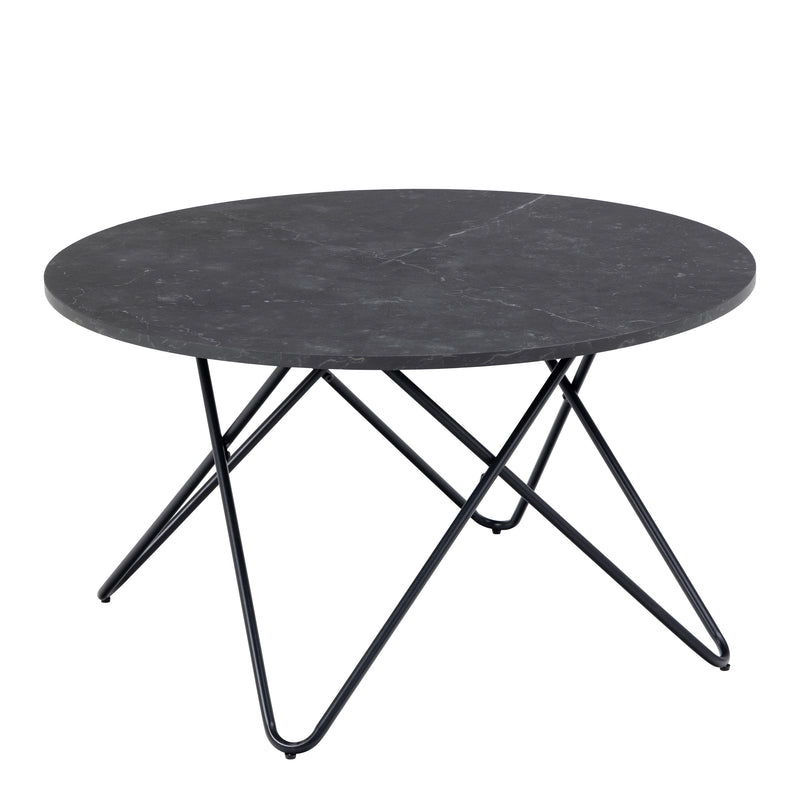 Wyre Coffee Table in Black — front view