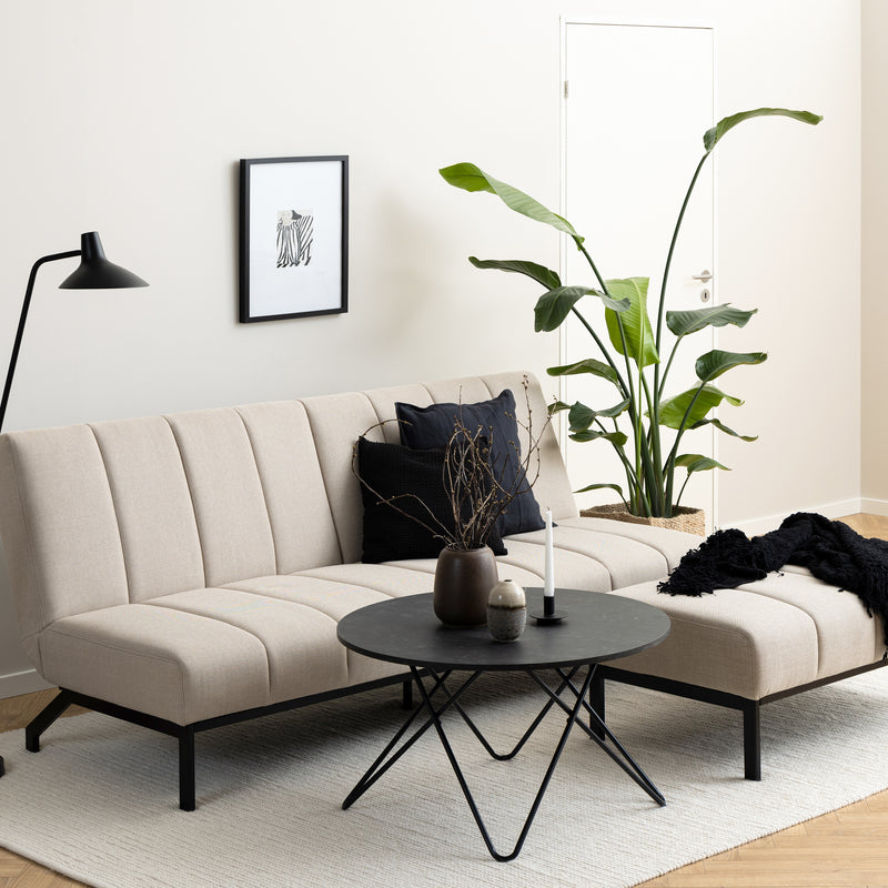 Wyre Coffee Table in Black — detail view