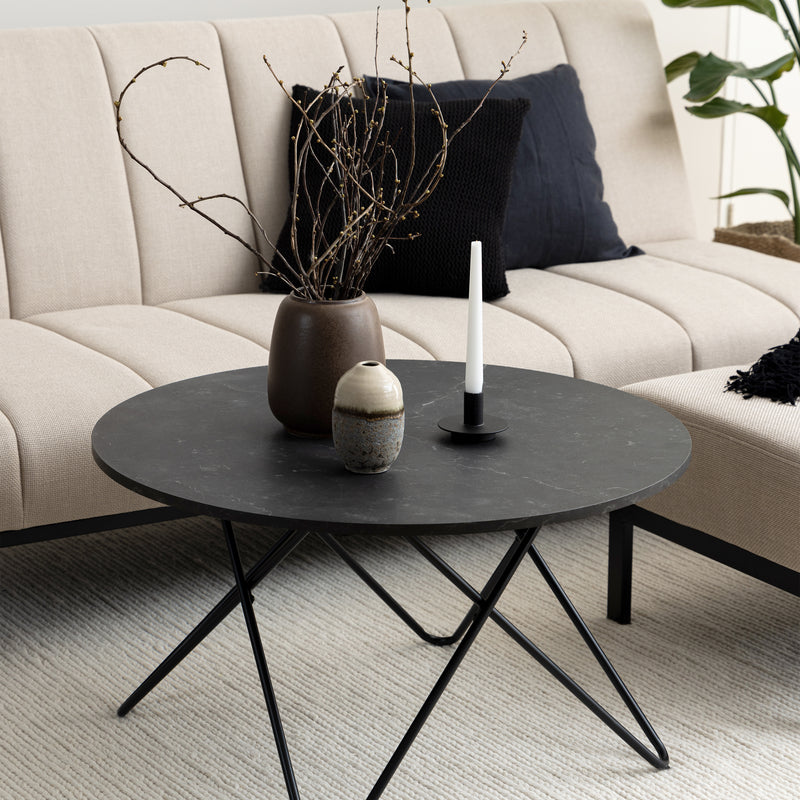 Wyre Coffee Table in Black — alternative angle
