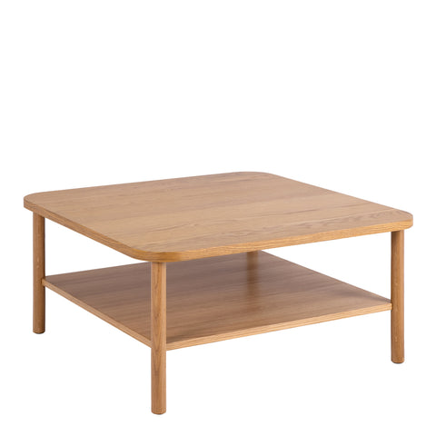 Banbury Square Coffee Table in Oak — front view