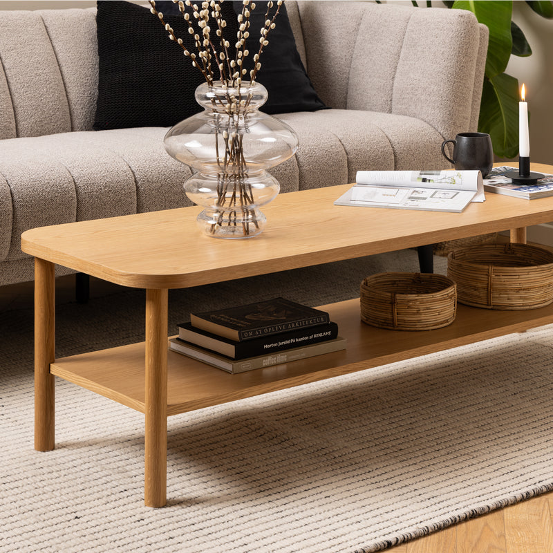 Banbury Coffee Table in Oak — alternative angle