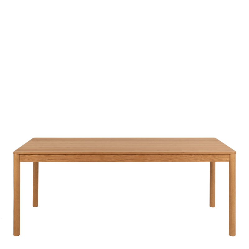 Atlantic  Dining Table in Oak — side angle