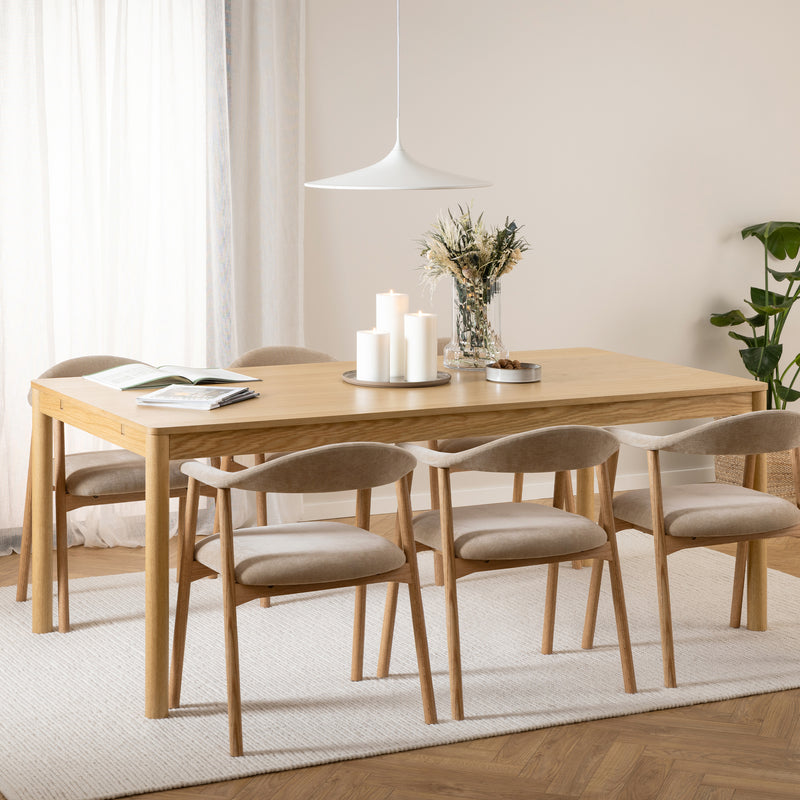 Atlantic  Dining Table in Oak — detail view