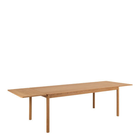 Atlantic Extendable Dining Table in Oak 200/300 x 100 x 75cm — front view
