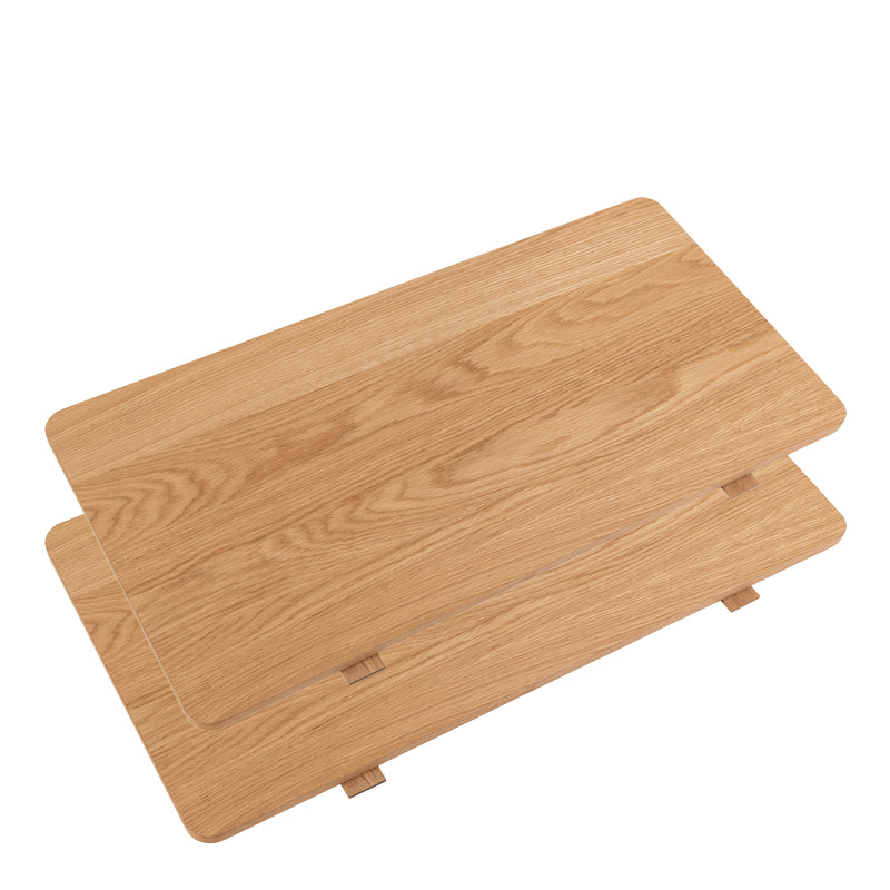Atlantic Extendable Dining Table in Oak 200/300 x 100 x 75cm — alternative angle