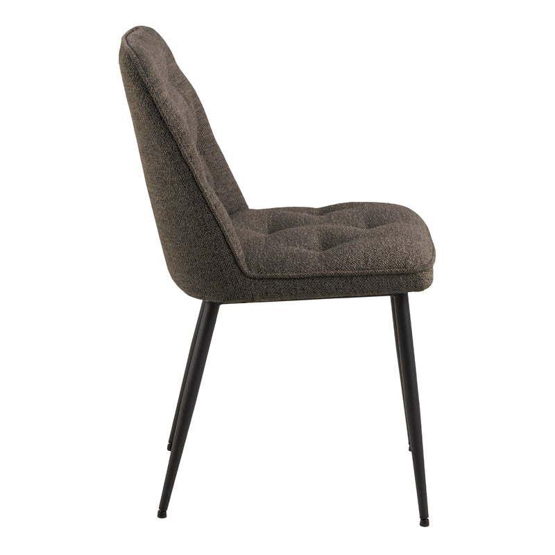 Brooke Dining Chair in Taupe Set of 2 — detail view