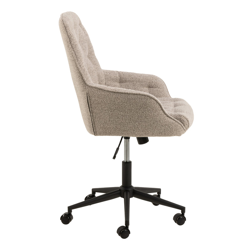 Erik Gas Lift Desk Chair in Monza Beige — detail view