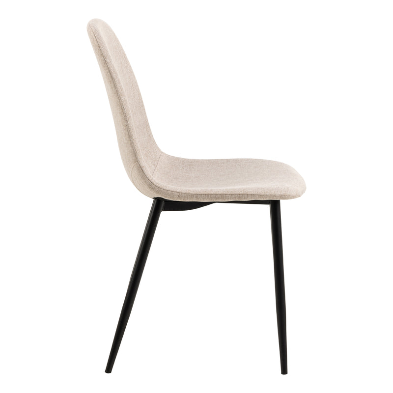 Celia Dining Chair in Beige Set of 4 — detail view