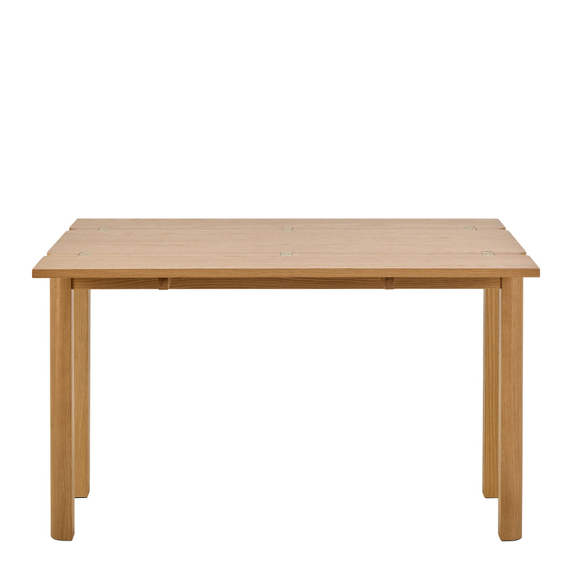 Southampton Extendable Rectangular Dining Table in Matt Oak 90x120cm — alternative angle