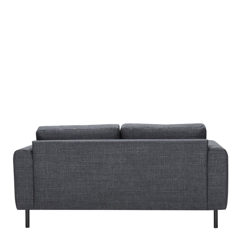 Omaha 2 Seater Sofa in Dark Grey and Basel Fabric — alternative angle
