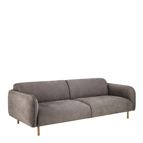 Westham 3 Seater Sofa in Fay Dusty Brown Fabric — view