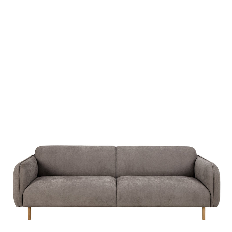 Westham Set of 2 x 3 Seater Sofas in Fay Dusty Brown Fabric — view
