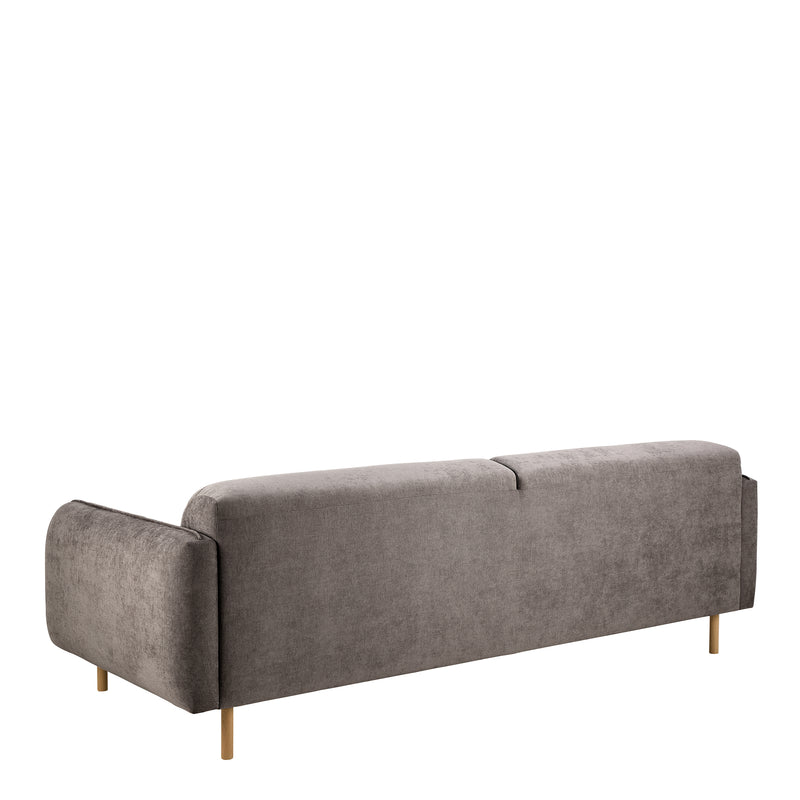 Westham 3 Seater Sofa in Fay Dusty Brown Fabric — view