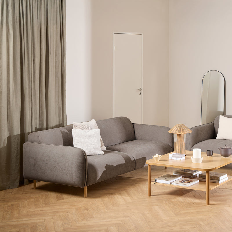 Westham 3 Seater Sofa in Fay Dusty Brown Fabric — alternative angle