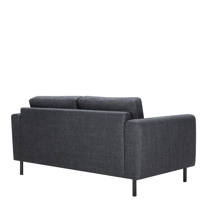 Omaha Set of 2 x 2 Seater Sofas in Basel Dark Grey Fabric — alternative angle
