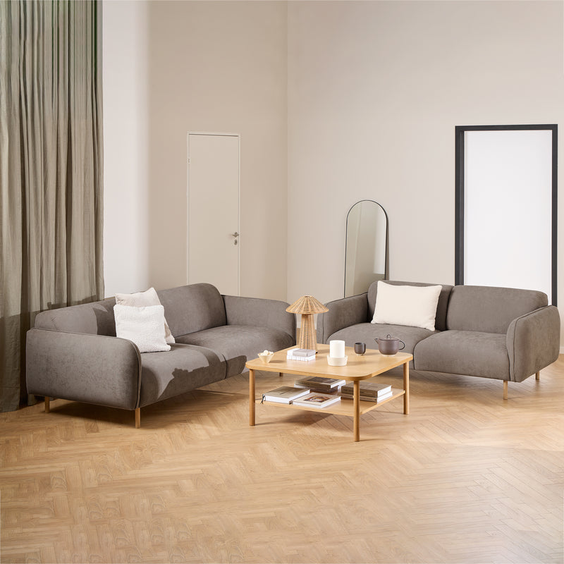 Westham 2.5 + 3 Seater Sofa Set and Fay Dusty Brown Fabric — view