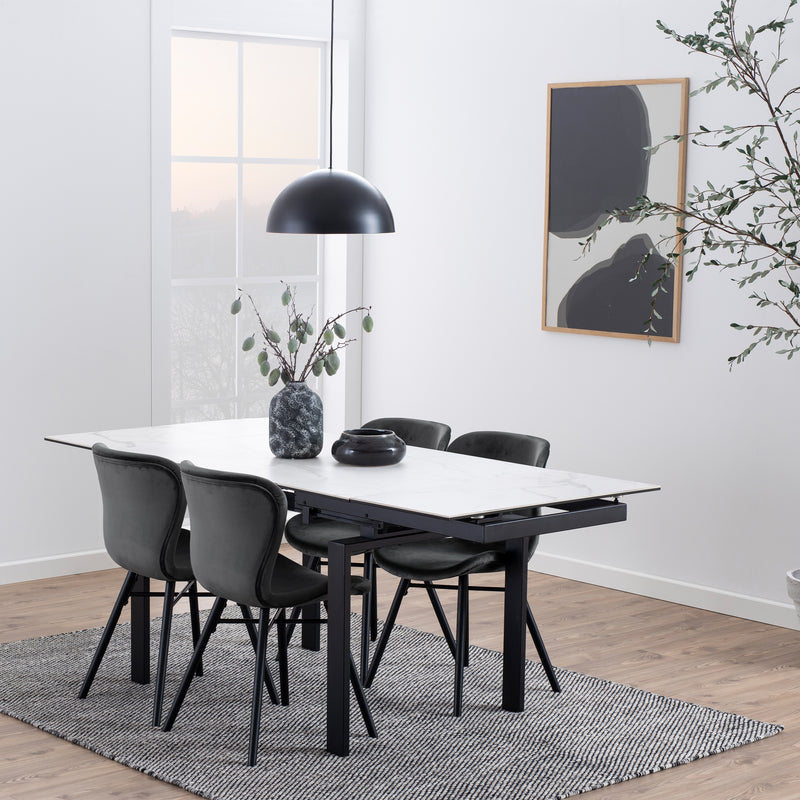 Batilda Dining Chair in Dark Grey Set of 2 — alternative angle