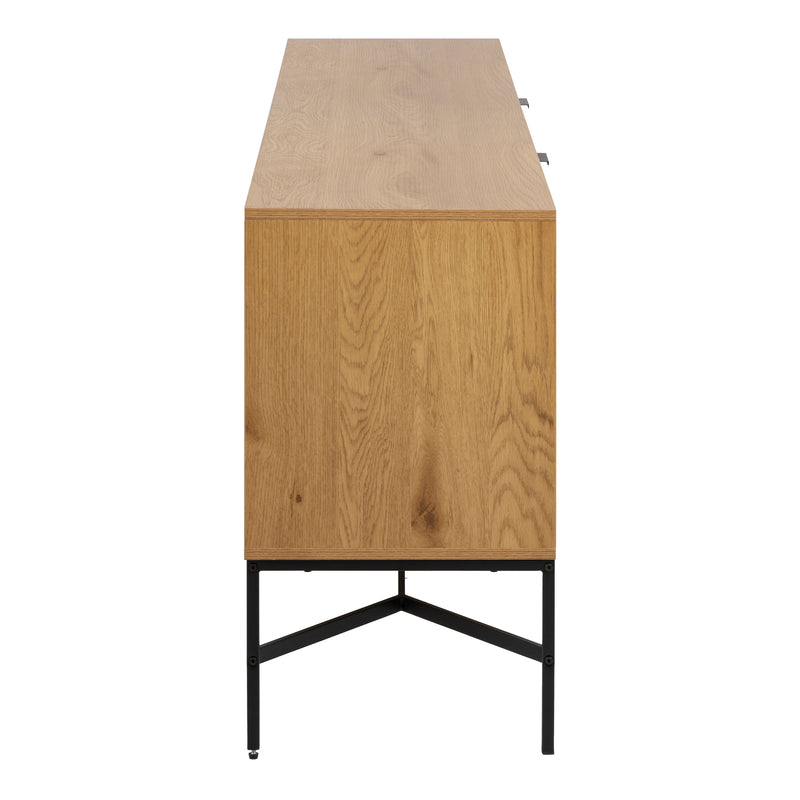 Jaipur Sideboard with  2 Doors and 1 Drawer in Wild Oak — detail view