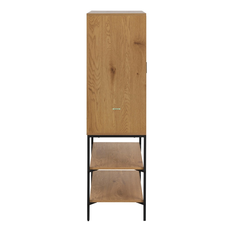Jaipur Cabinet with 2 Doors in Wild Oak — detail view