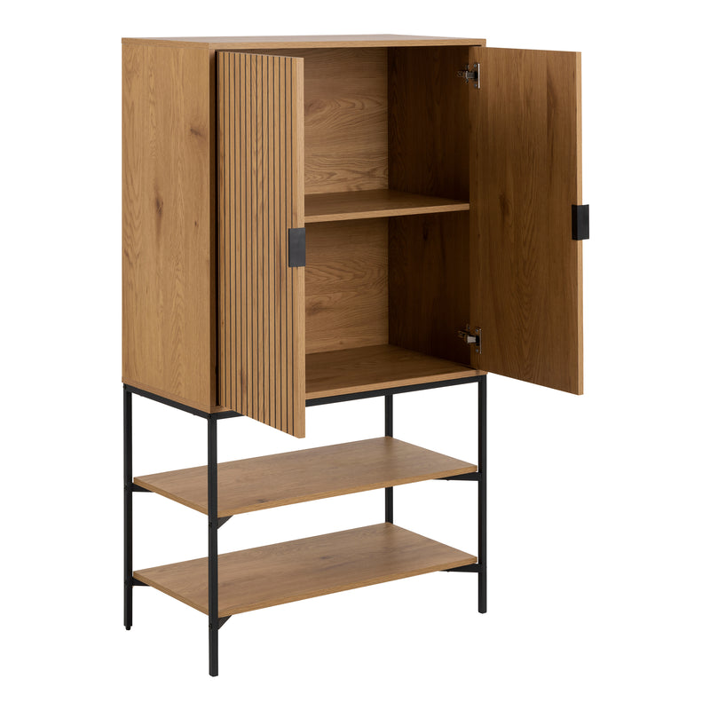 Jaipur Cabinet with 2 Doors in Wild Oak — alternative angle
