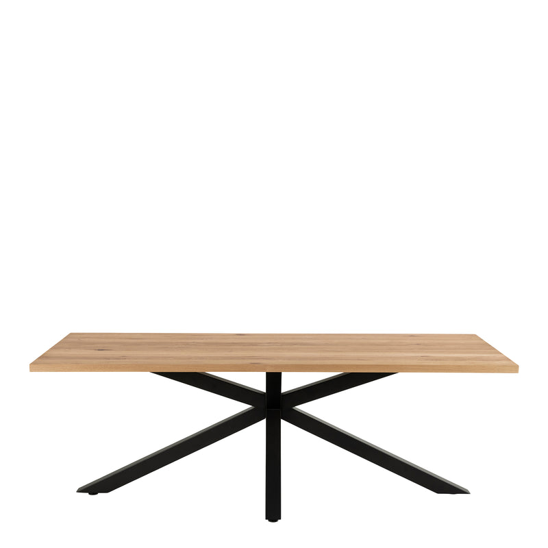Heaven Dining Table in Oak — side angle