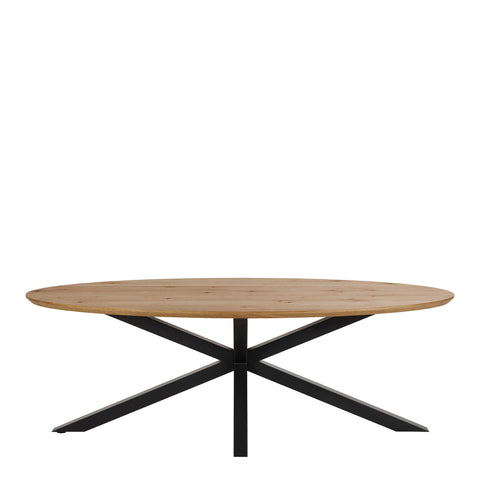 Heaven Dining Table in Oak — front view