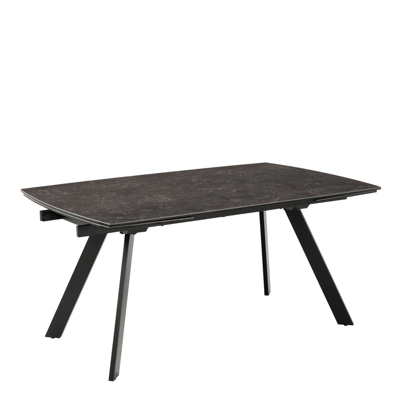 Blackburn Black Ceramic Dining Table — front view
