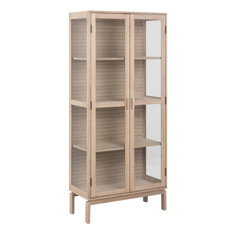 Linley Display Cabinet in White — front view