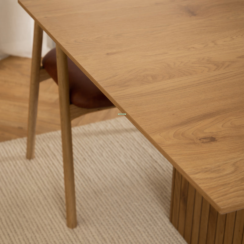 Colima Dining Table in Oak — alternative angle