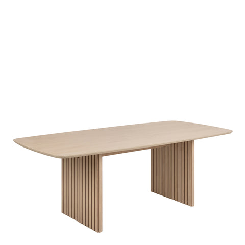Christo Dining Table in Oak 220x105cm — front view