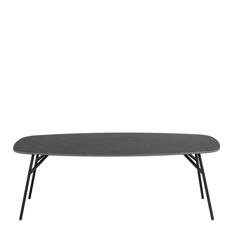 Caracas Coffee Table in Black — side angle