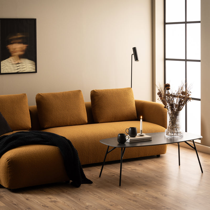 Caracas Coffee Table in Black — detail view