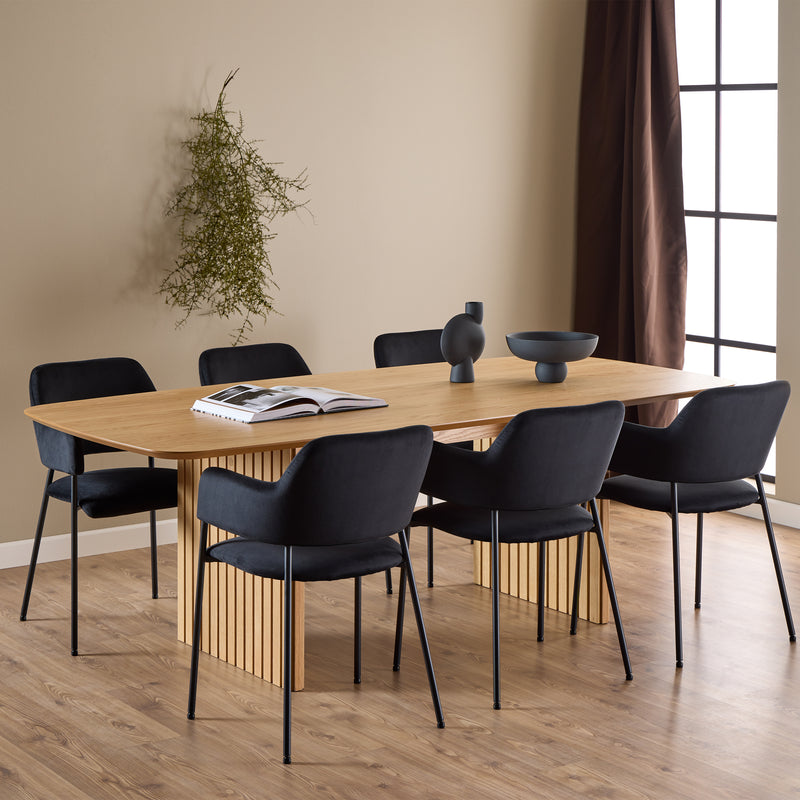 Christo Dining Table in Oak — alternative angle