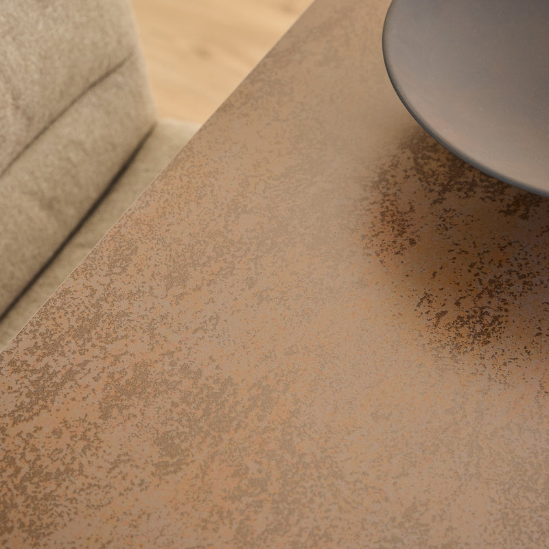 Heaven Dining Table with Ceramic Rusty Brown Top 135cm — alternative angle